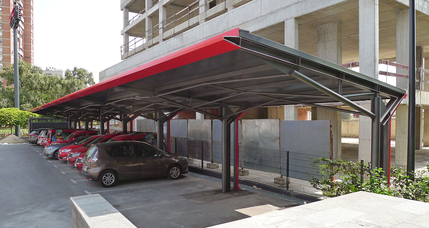 car parking shed in new belgrade – arths studio Čubra